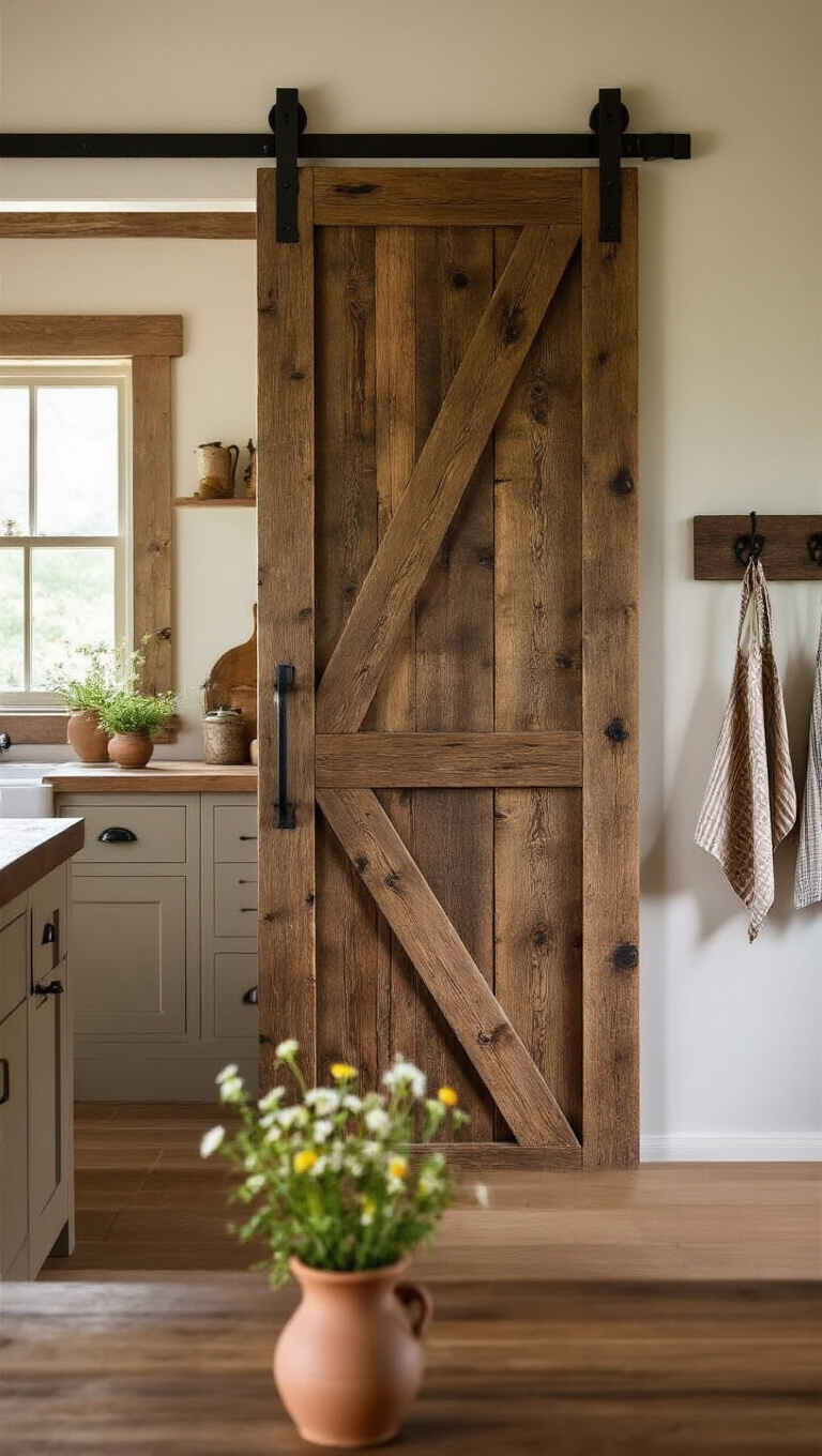 10. Delight with a Farmhouse Inspired Pantry Door