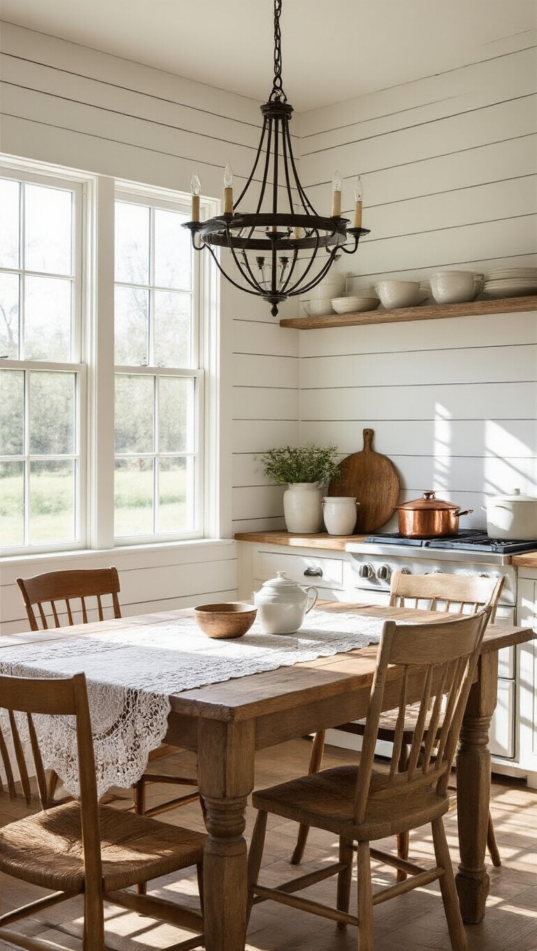 2. Incorporate Shiplap Walls for Authentic Appeal