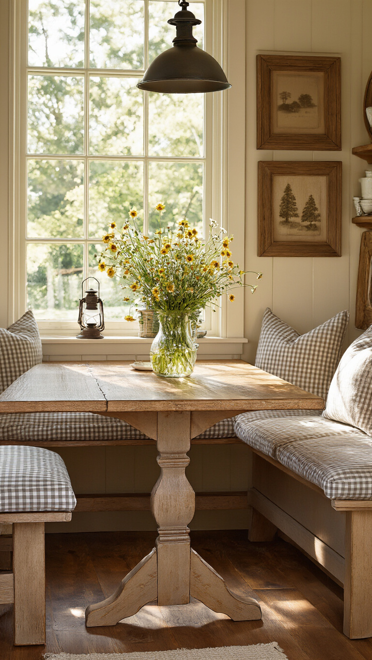 7. Introduce a Cozy Breakfast Nook