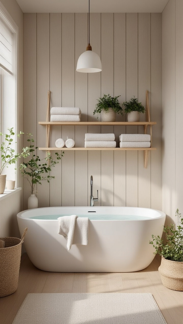 5. Scandinavian Simplicity with Warmth and Functionality