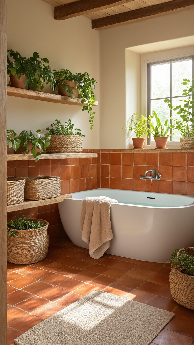 9. Earthy Warmth with Terracotta Elements