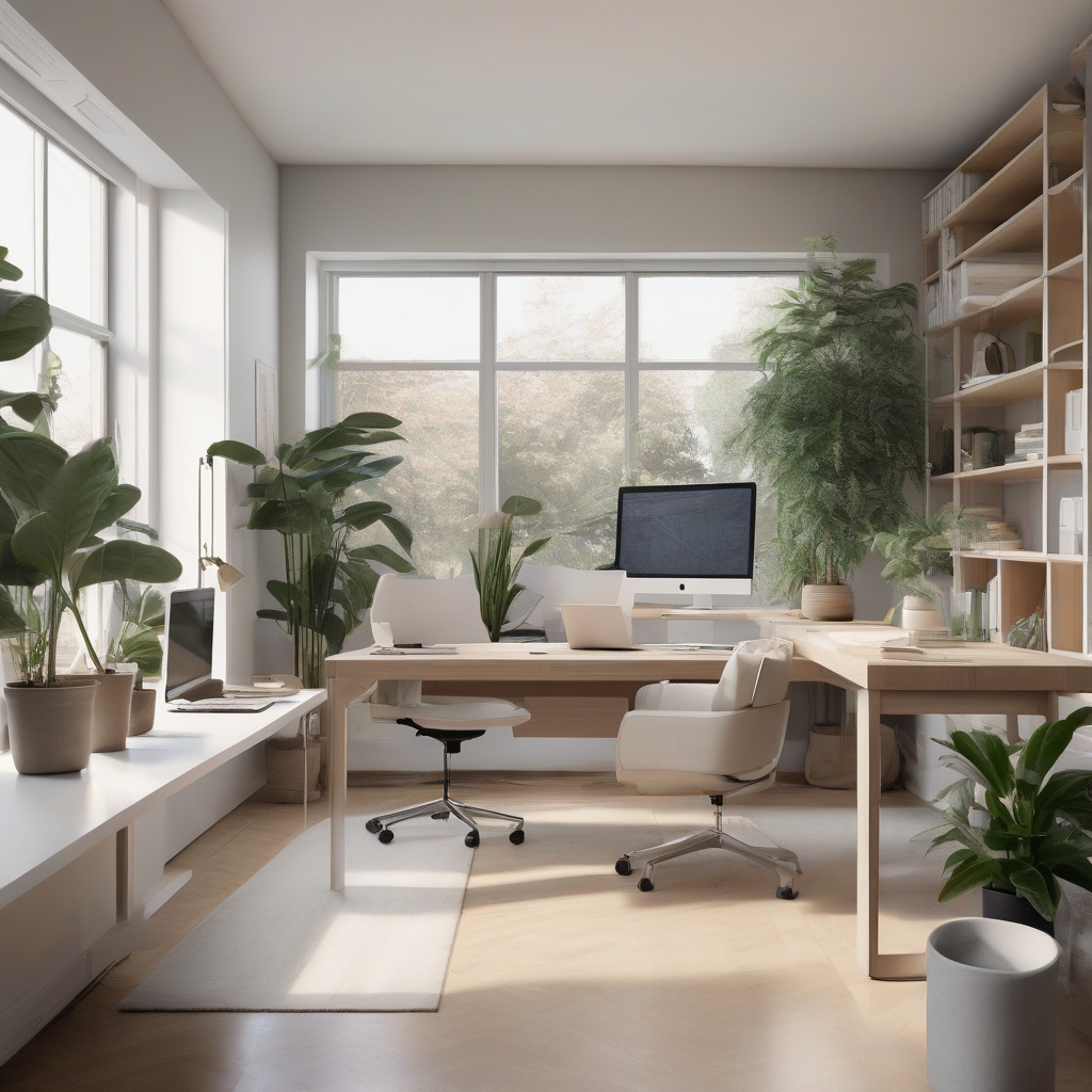 11. Maximizing Space with a Shared Desk