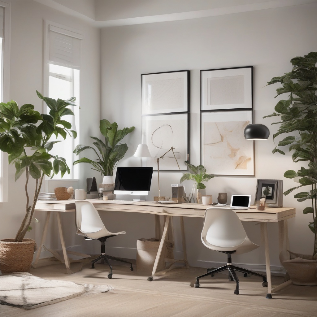 5. Layout Options for a Home Office Shared by Two