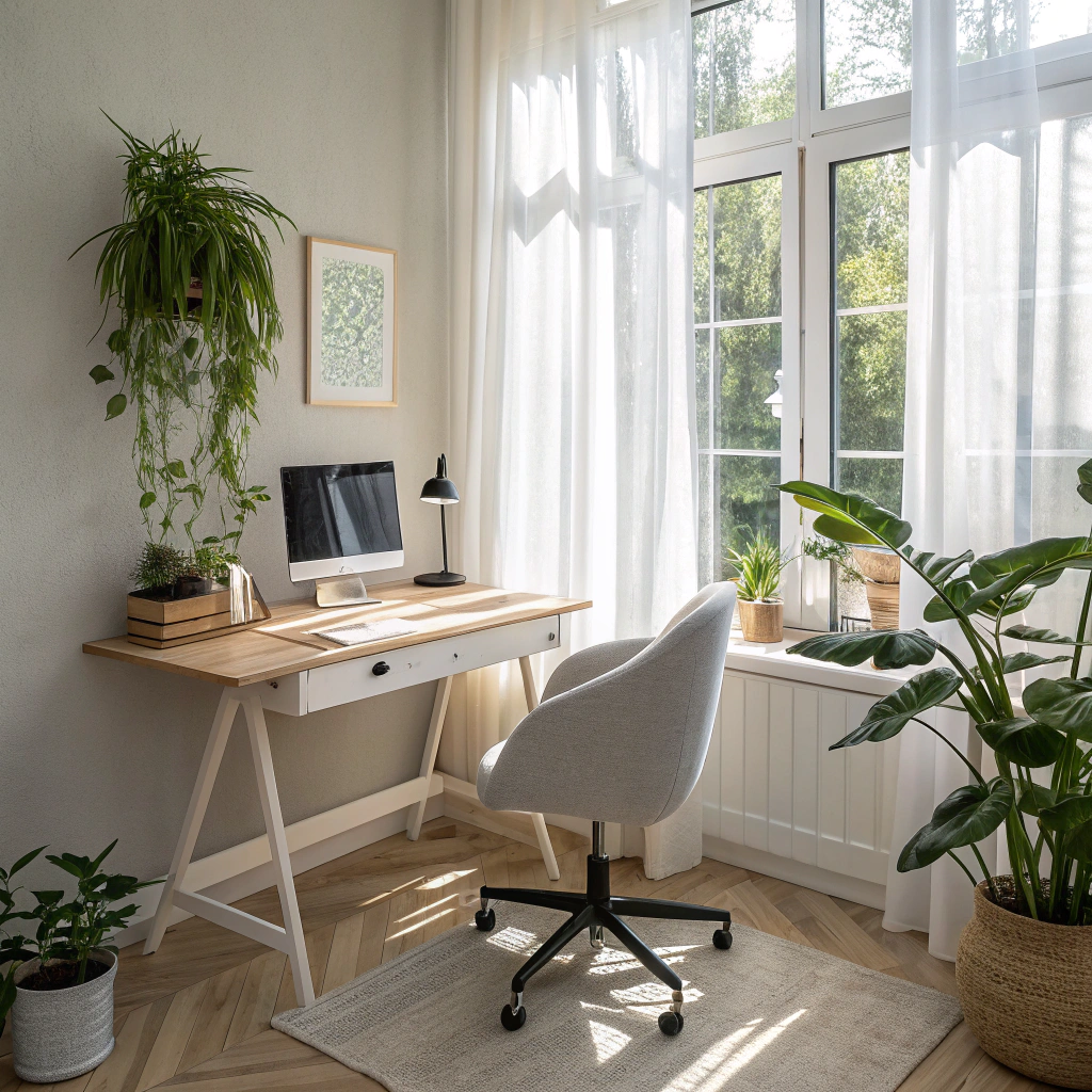 13. Emphasizing Natural Light in Your Home Office Space