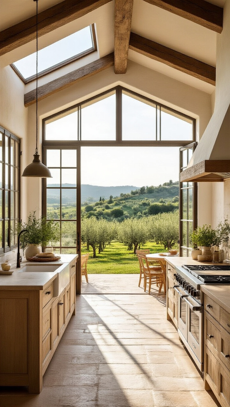 12. Natural Light Symphony: Skylights and Large Windows