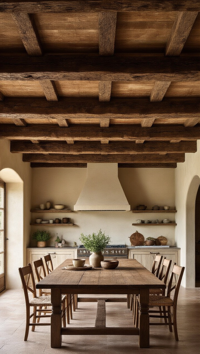 8. The Aroma of Authenticity: Exposed Beam Ceilings