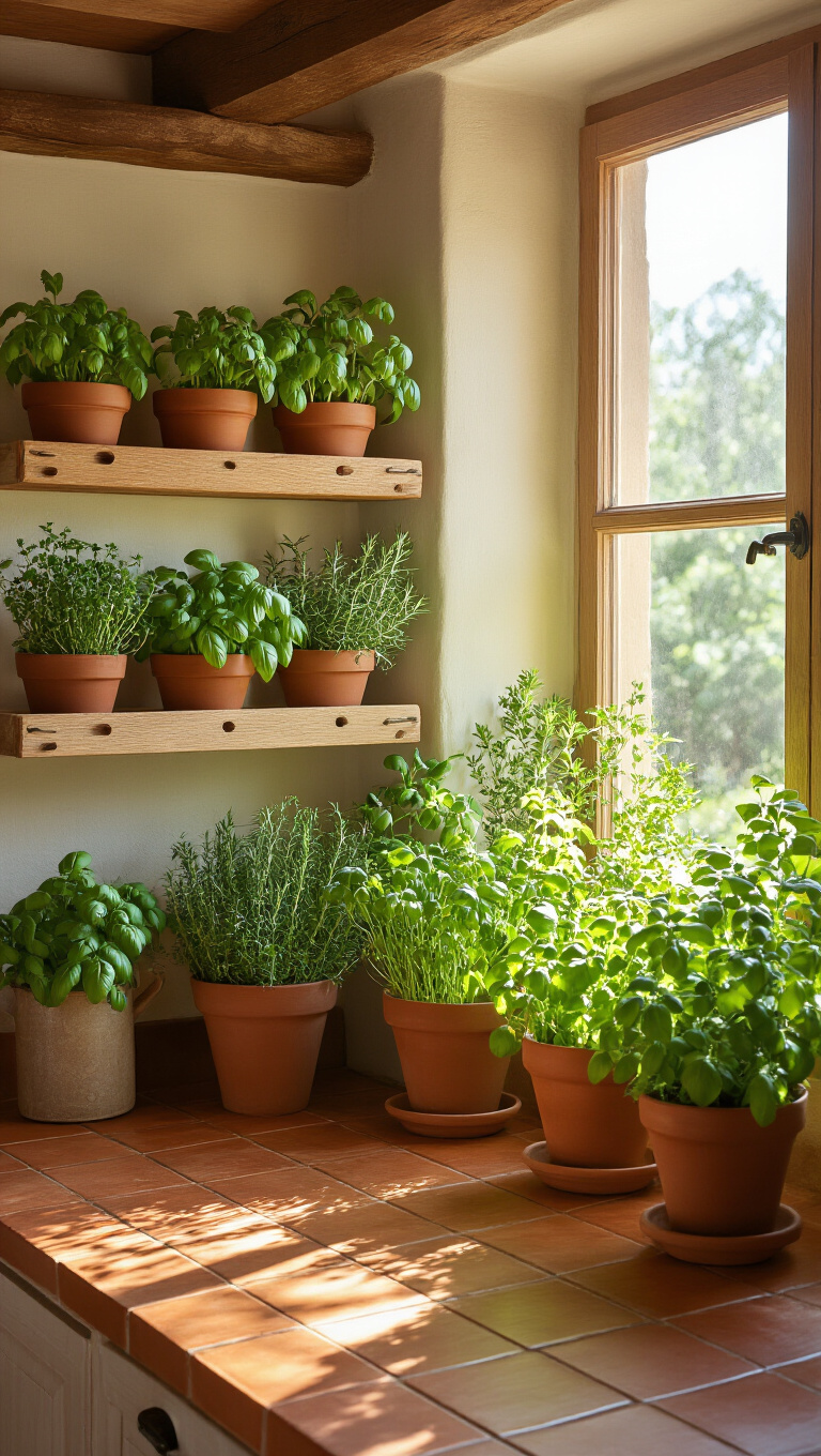 9. Herb Garden Haven: Bringing the Outdoors In