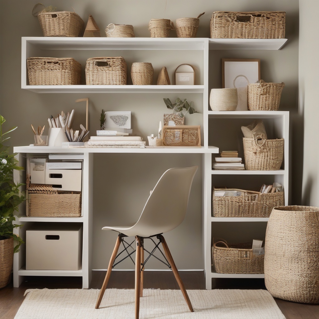 11. Incorporating Woven Baskets for Stylish Storage