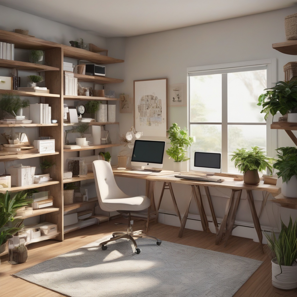 14. Maximizing Desk Space for Cozy Productivity