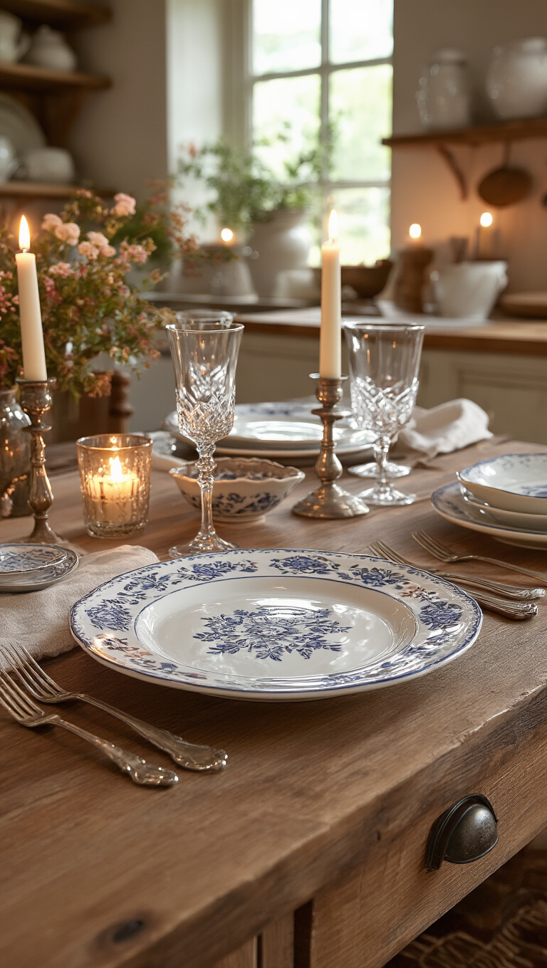 13. Bringing Inherit Charm with Classic European Tableware