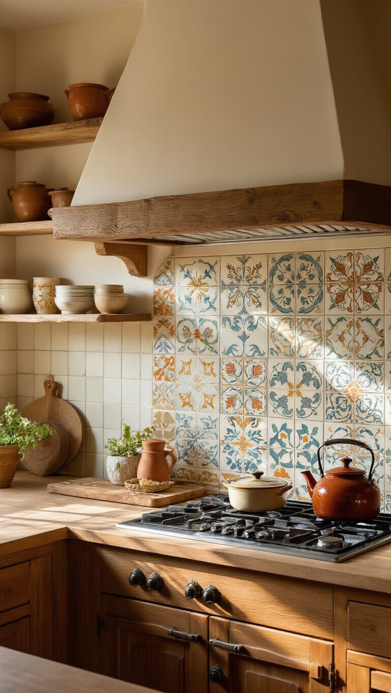 7. Incorporating Handcrafted Tilework