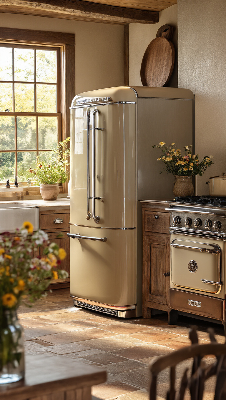 9. Blend Old and New with Vintage Appliances