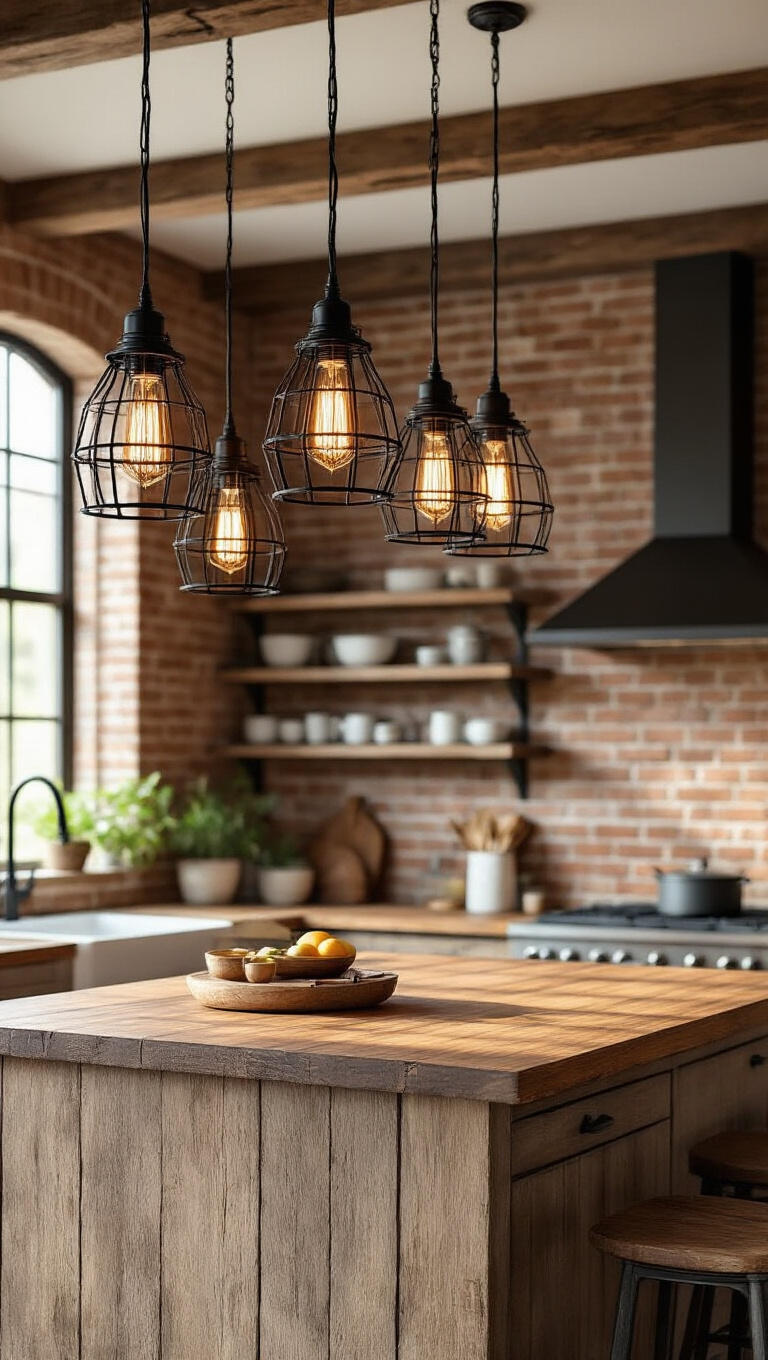 10. Infuse Personality with Industrial Cage Lights