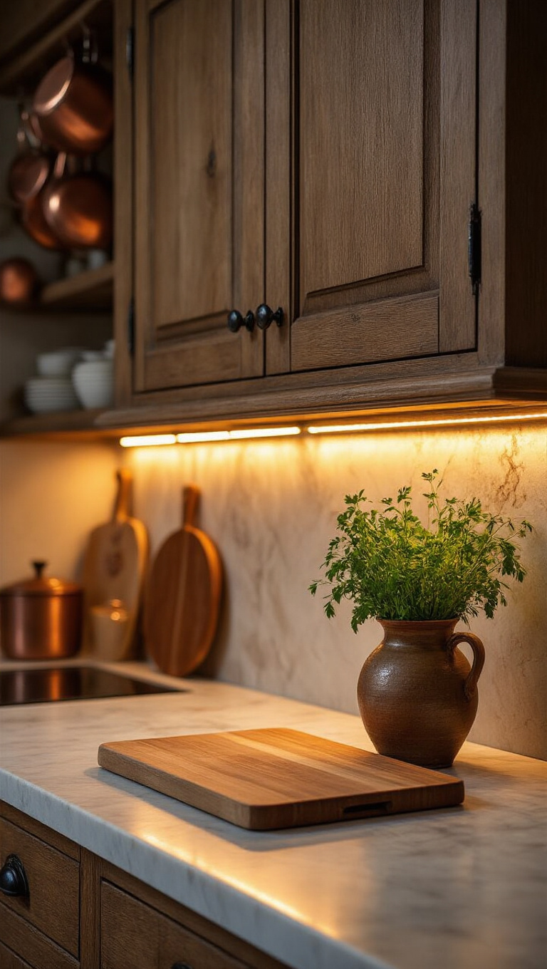 6. Blend Functionality with Under-Cabinet Lighting