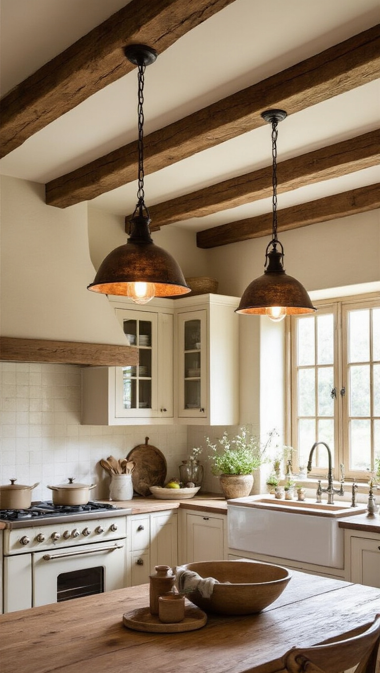 8. Highlight with Wooden Beam Accents