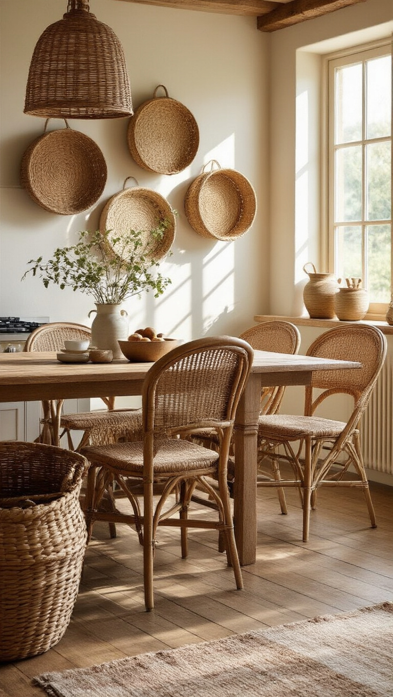 15. Accentuate with Woven Textures