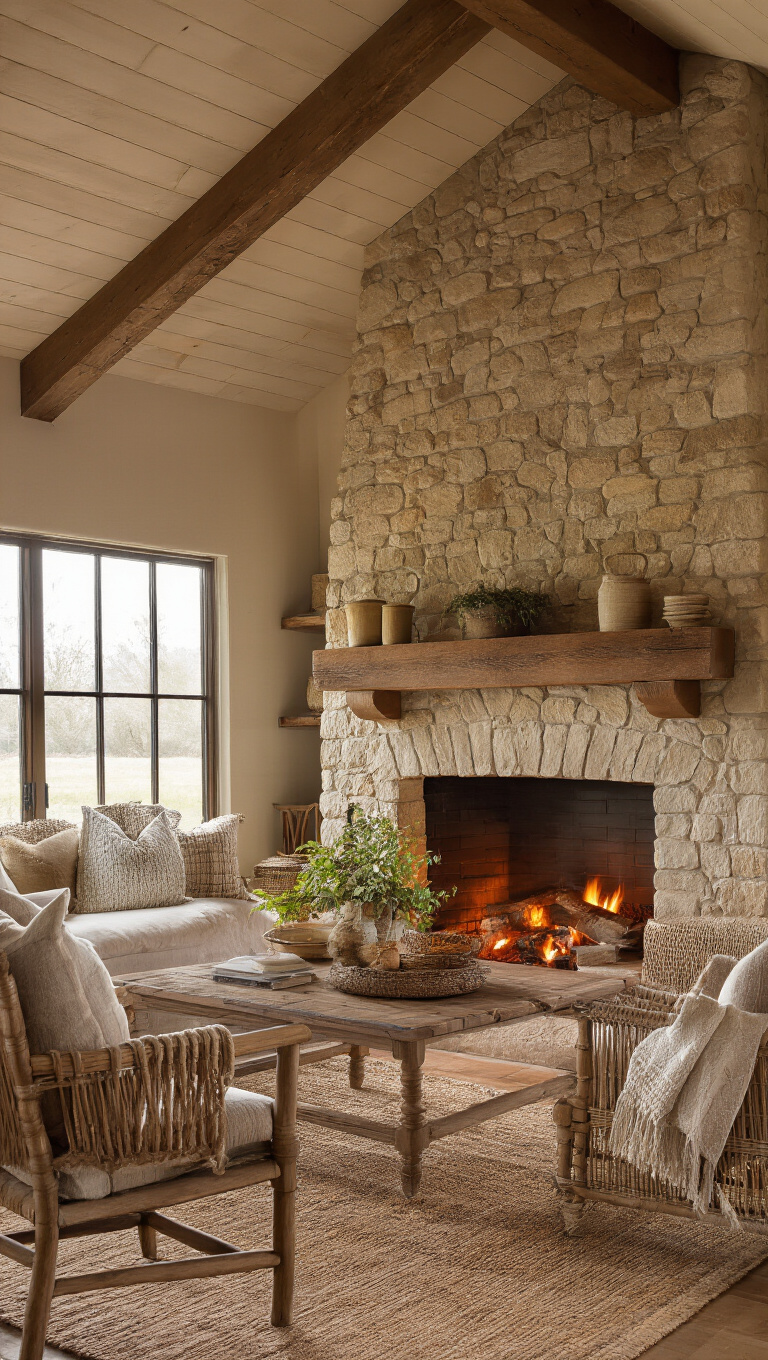 16. Add a Cozy Fireplace for Warmth and Ambiance