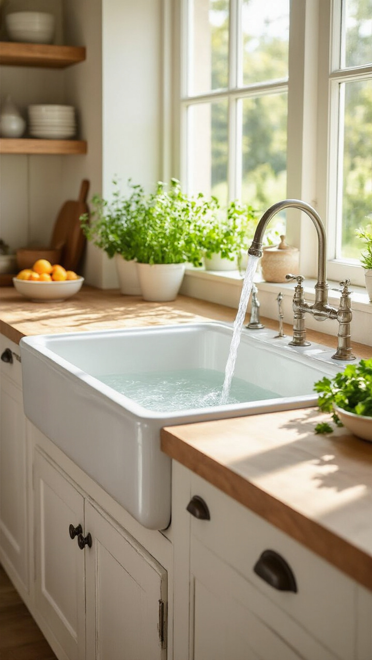 3. Incorporate a Farmhouse Sink for Functionality and Style