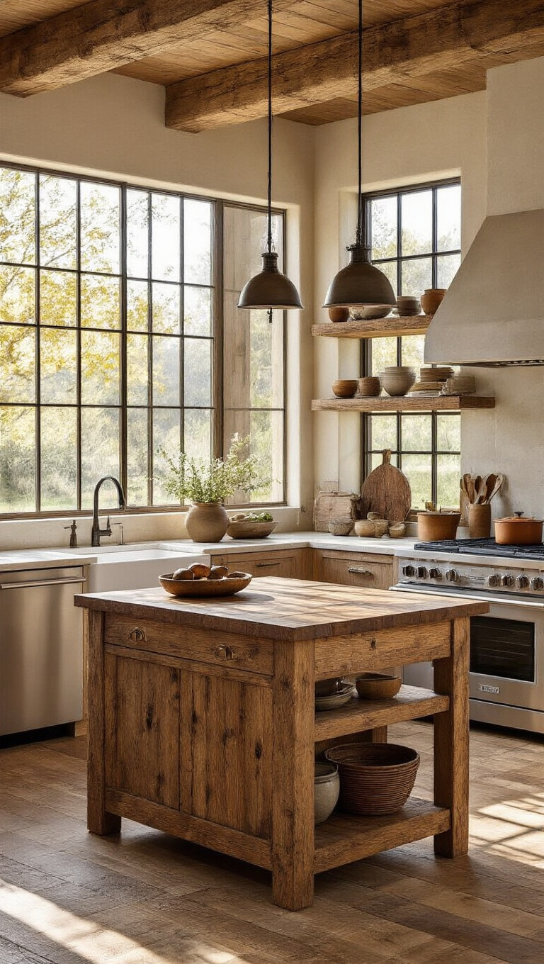 4. Add a Touch of Reclaimed Wood for Character