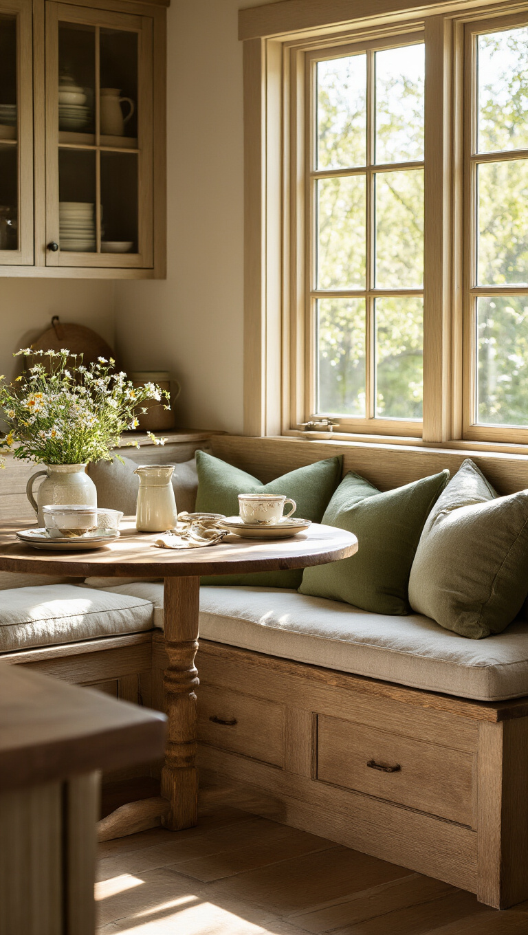 7. Create a Cozy Breakfast Nook with Built-in Seating