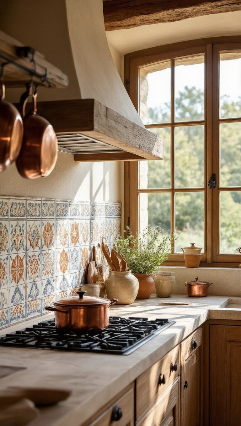 9. Integrate French Farmhouse Tiles