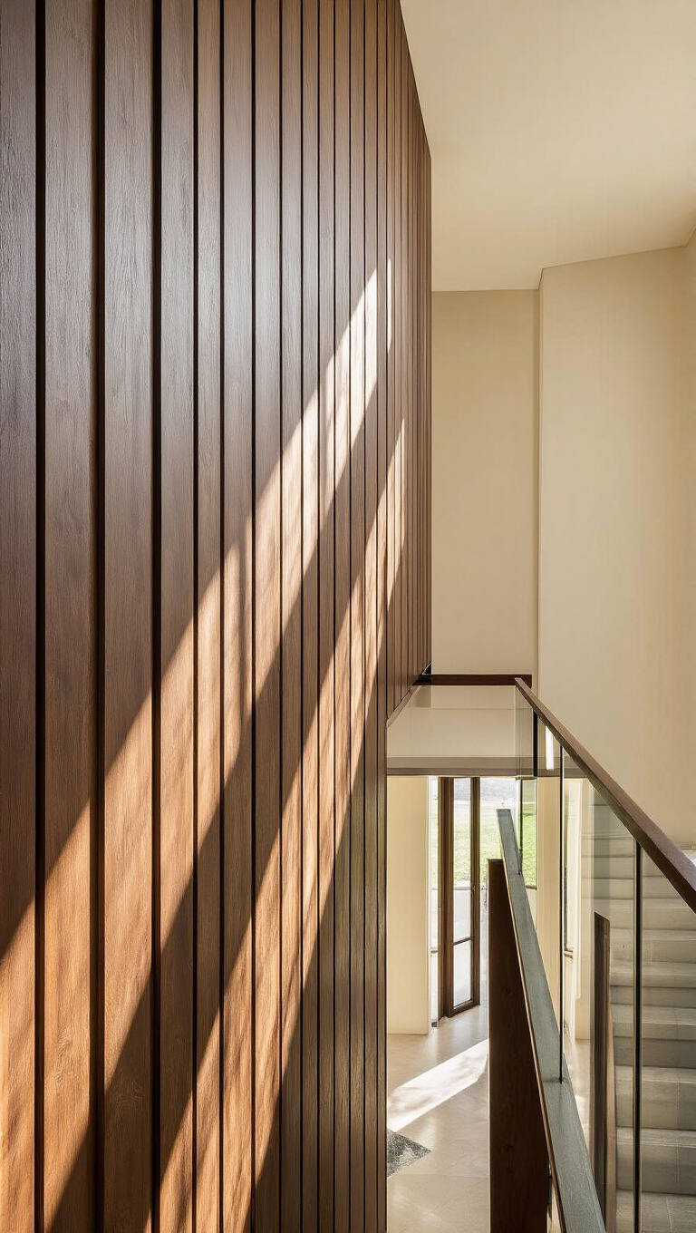 3. Jacobean-Inspired Dark Wood Panel Strips