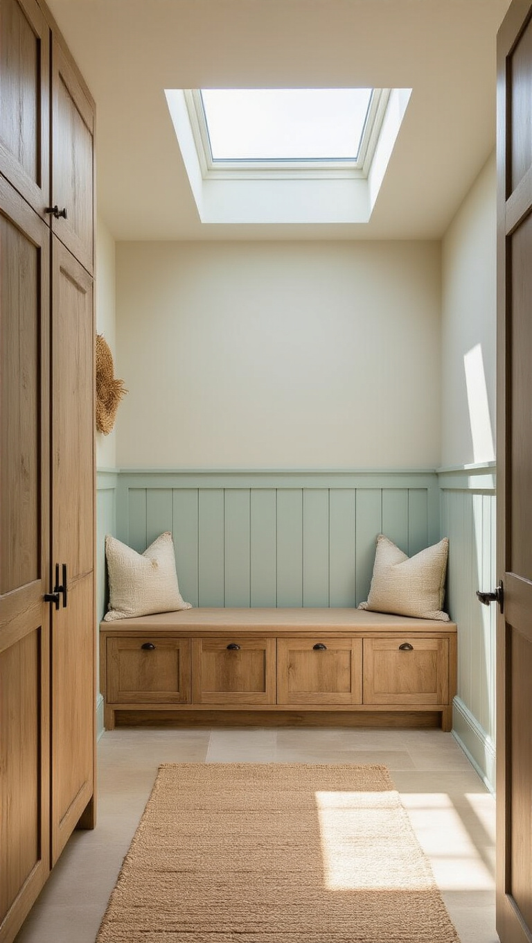 18. Brighten Your Space with a Custom Mudroom Skylight