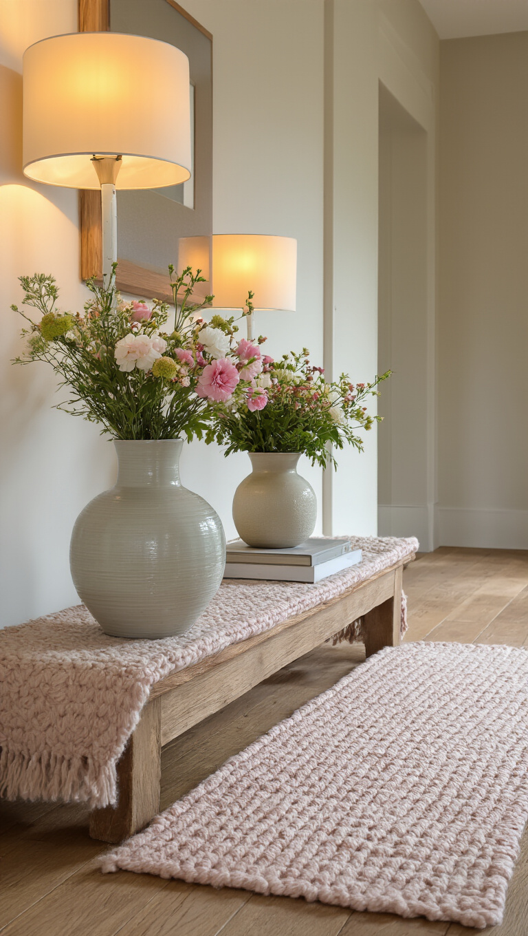 5. Touch of Texture with a Cozy Runner