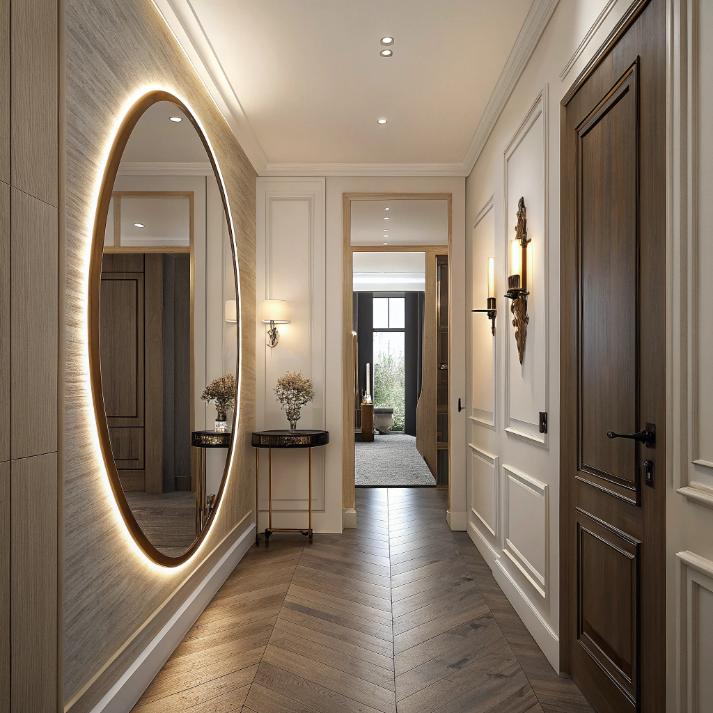 8. Brighten with Backlit Mirrors