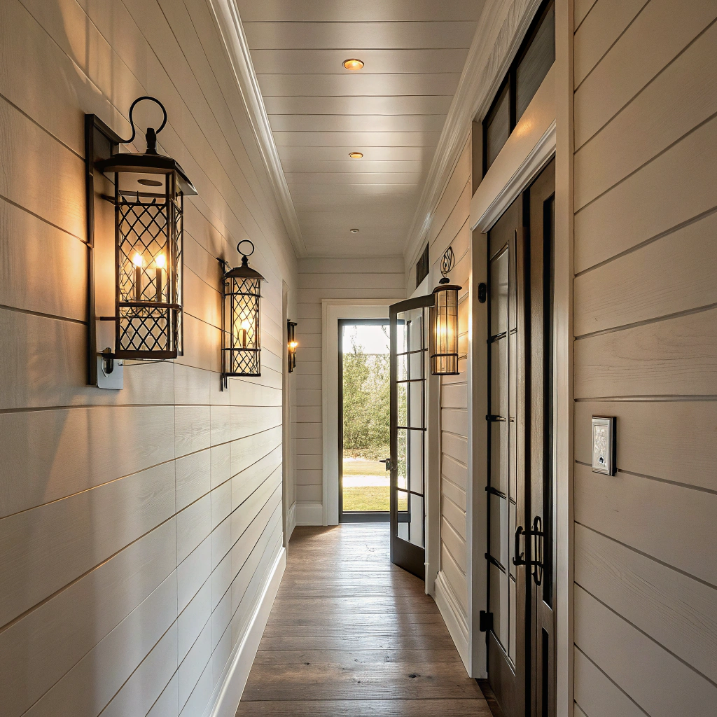 12. Stylish Wall Sconces for Narrow Hallways