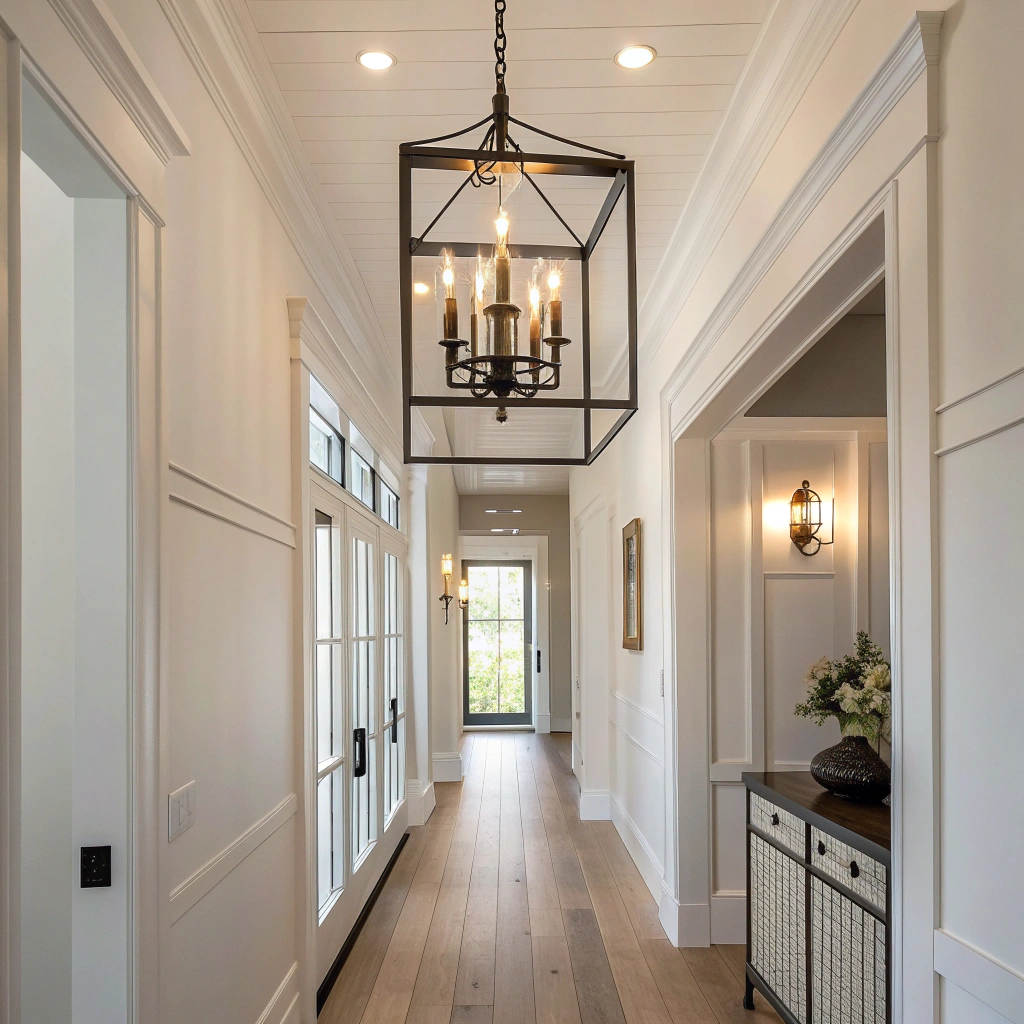 4. Illuminate With Innovative Hallway Chandeliers