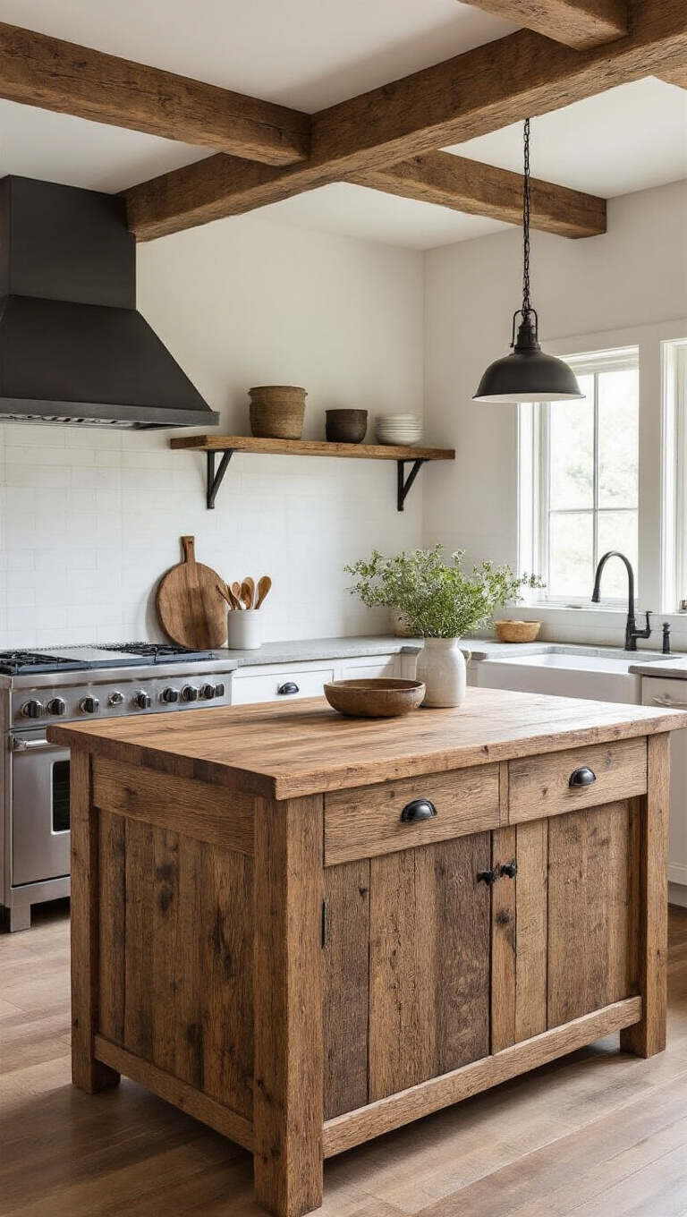 5. Add a Touch of Reclaimed Wood Decor