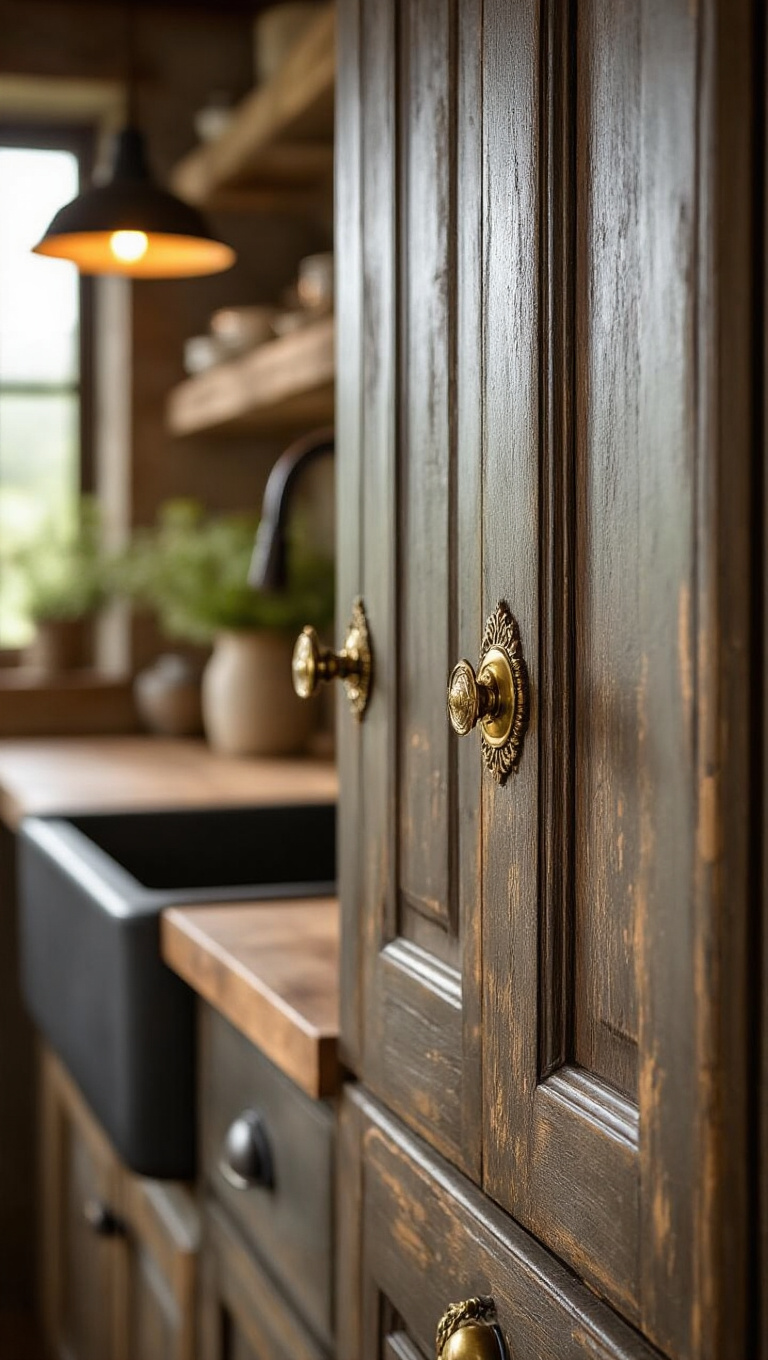 7. Integrate Rustic Hardware for Authentic Charm