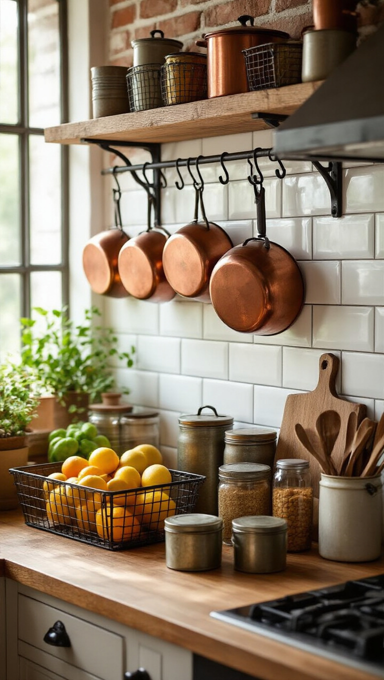 8. Personalize with Industrial Farmhouse Kitchen Accessories