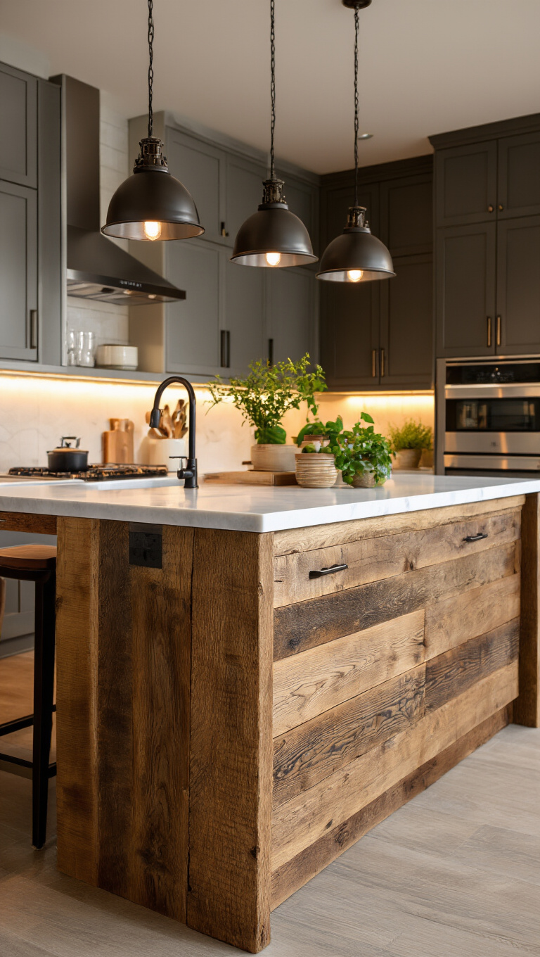 1. Embrace Reclaimed Wood Accents