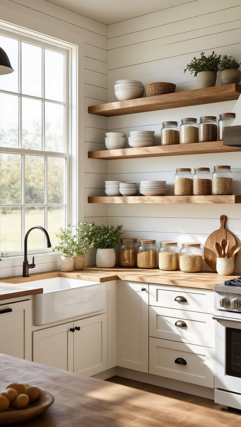 4. Infuse Your Space with Open Shelving Display