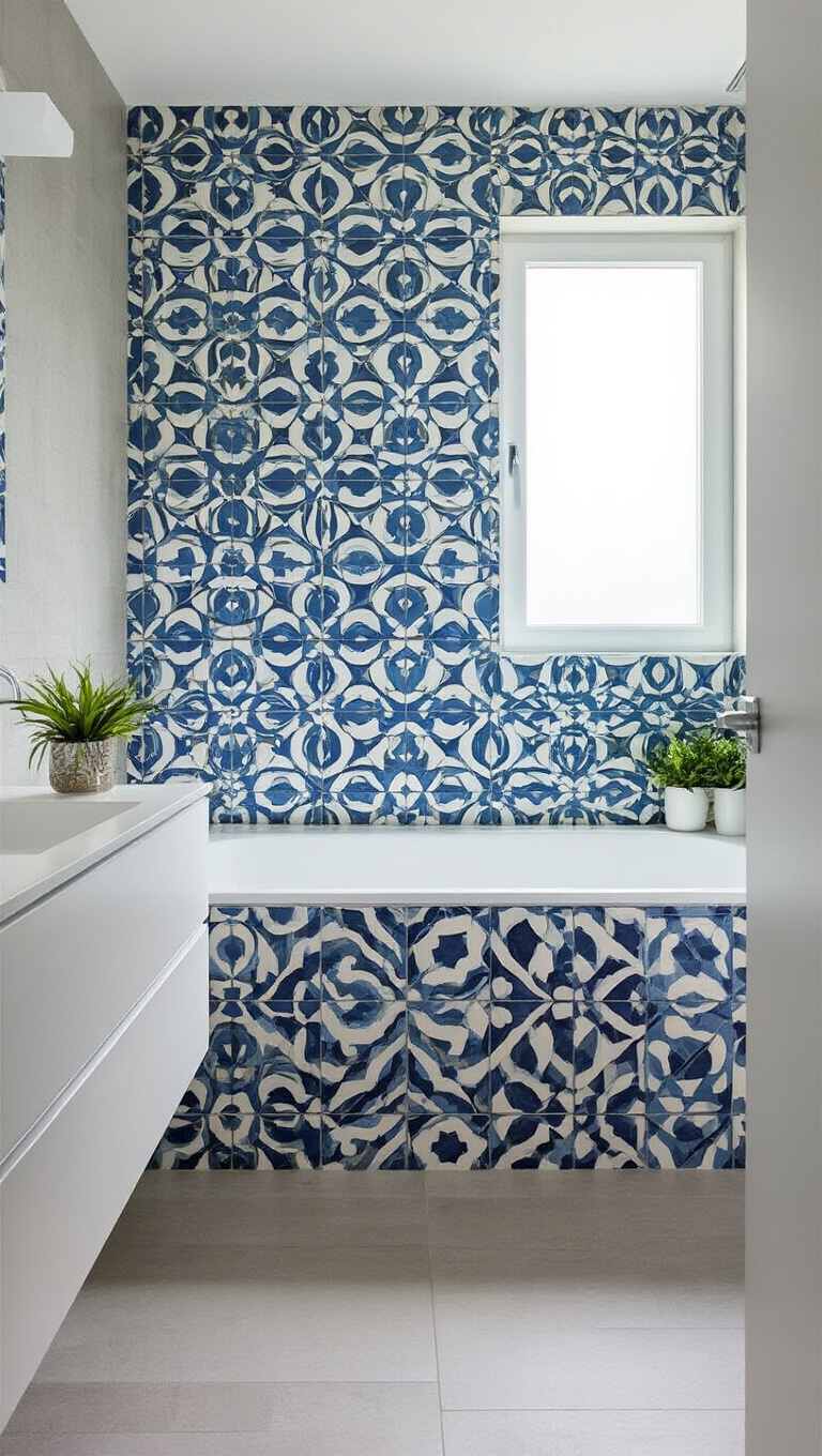8. Playful Patterned Tiles for Dynamic Spaces