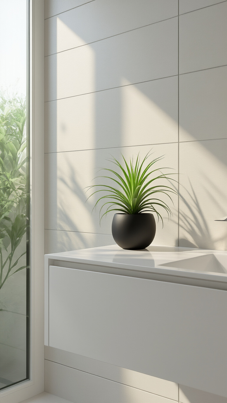 13. Minimalist Plants for a Breath of Freshness