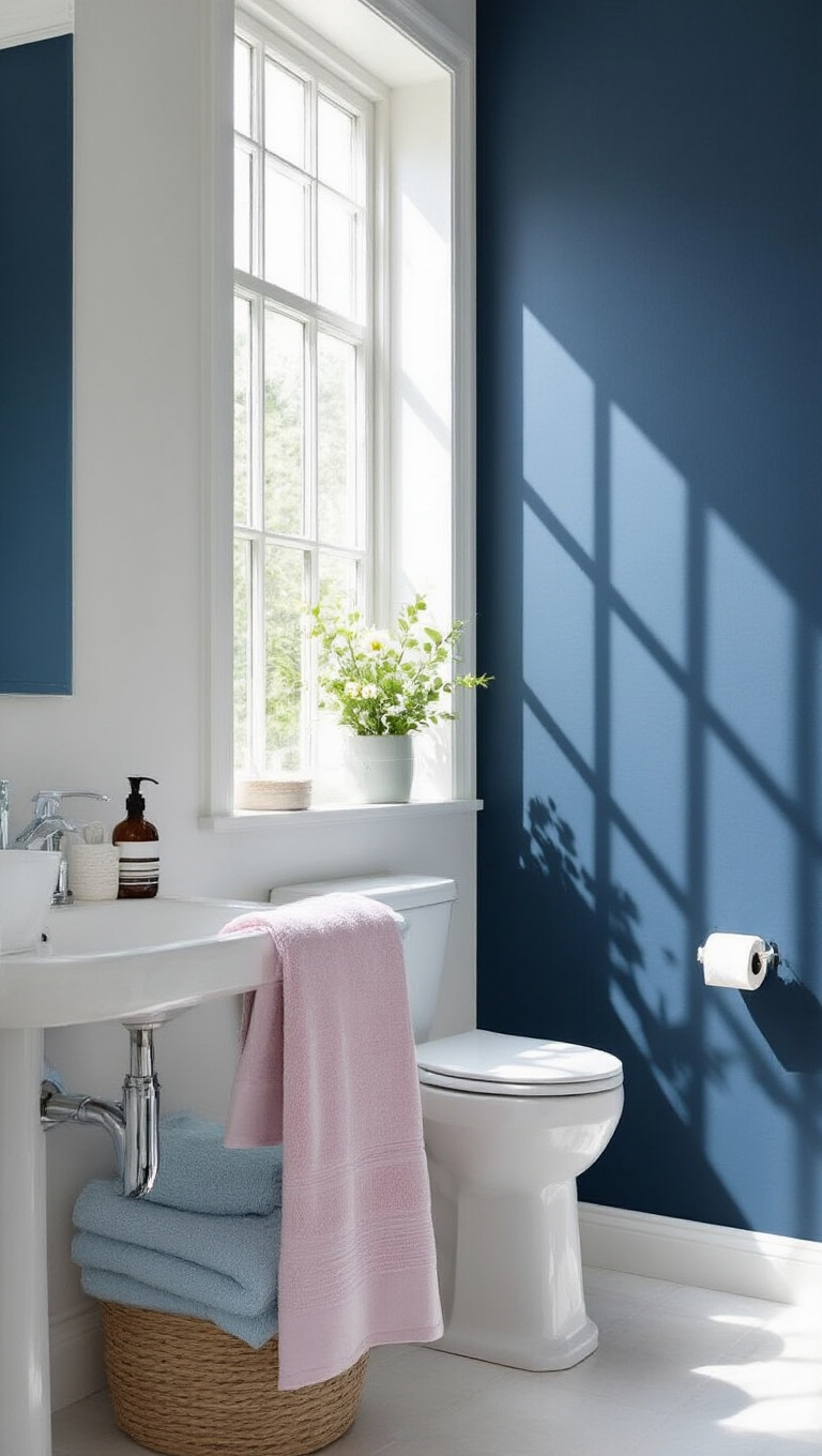 7. Bold Accent Walls with Minimalist Flavor