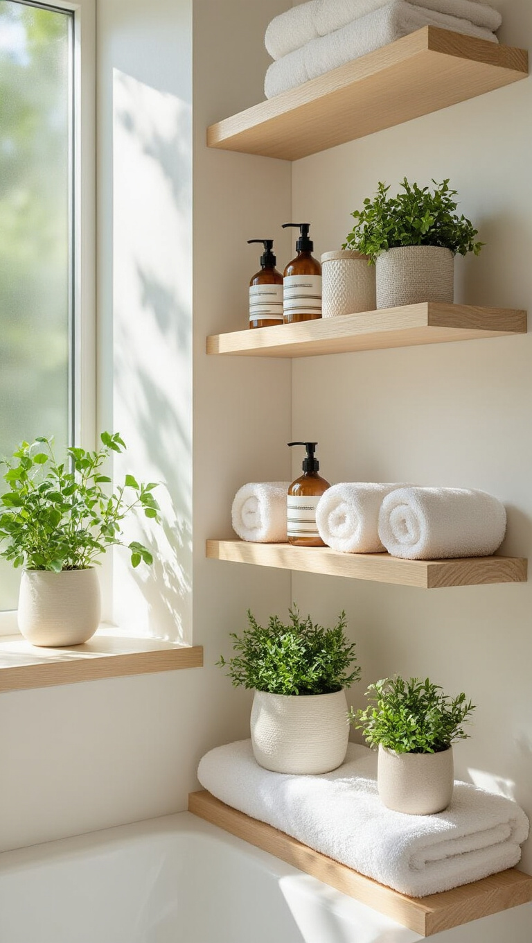 9. Open Shelving for a Breezy Atmosphere