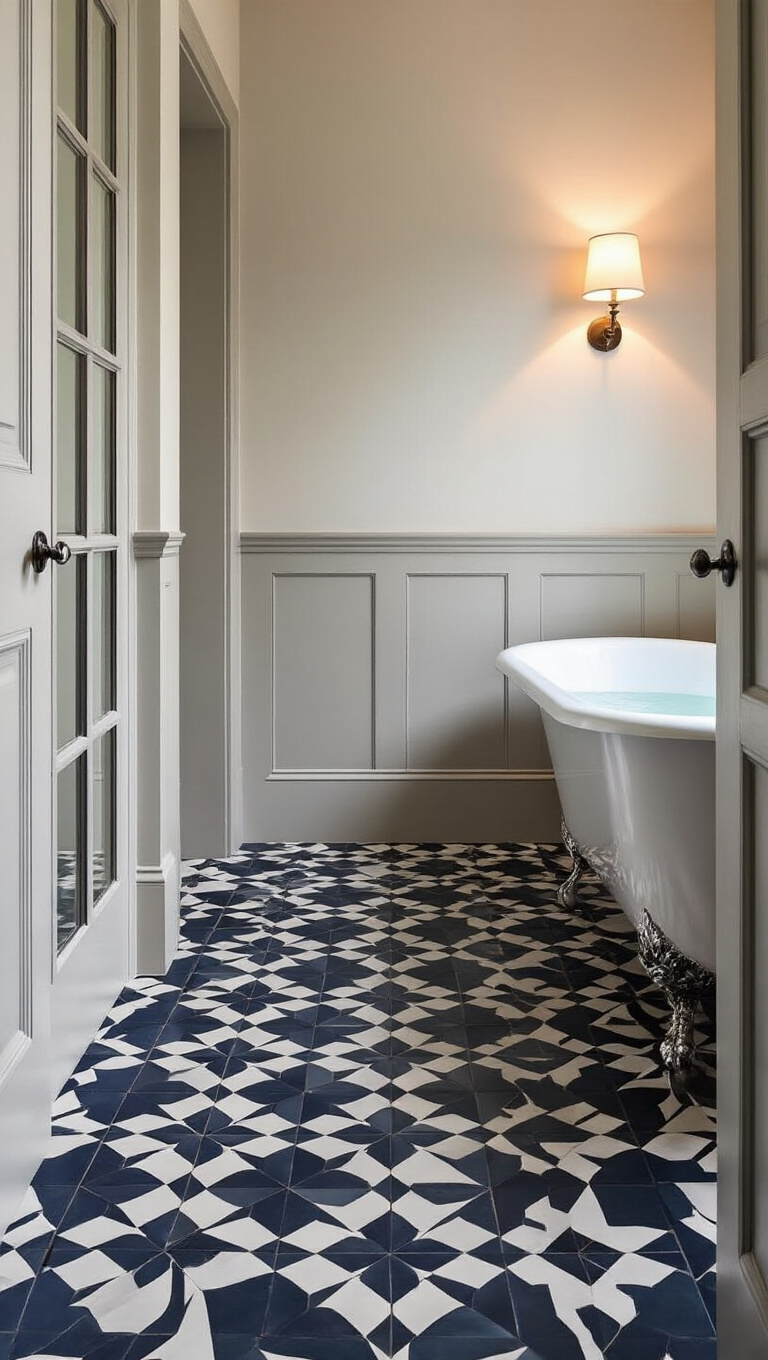 4. Bold Flooring for a Statement Look