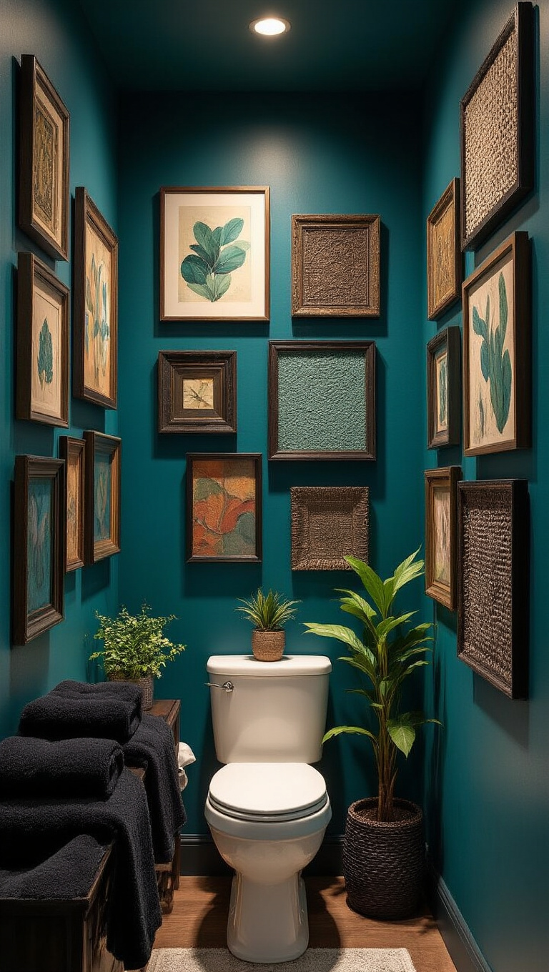 9. Create Depth with Layered Wall Art