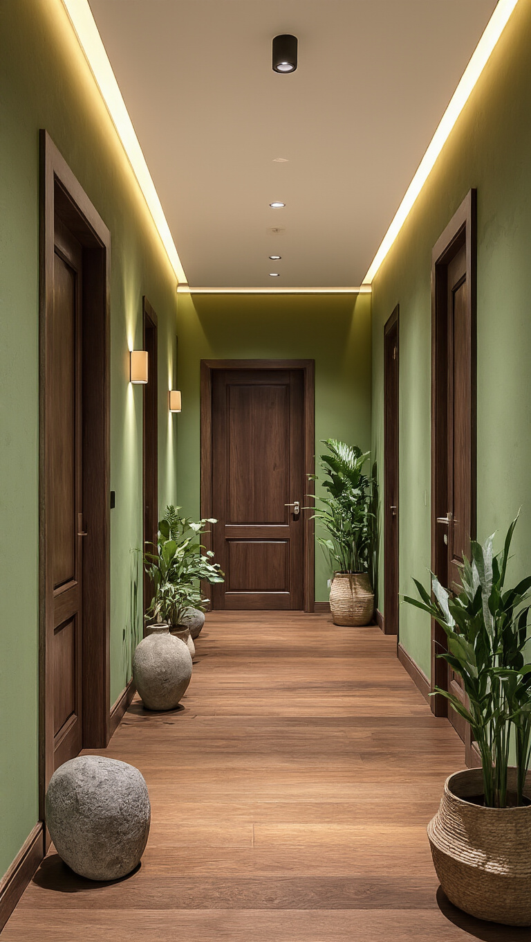 13. Blend with Avocado Green for Earthy Warmth