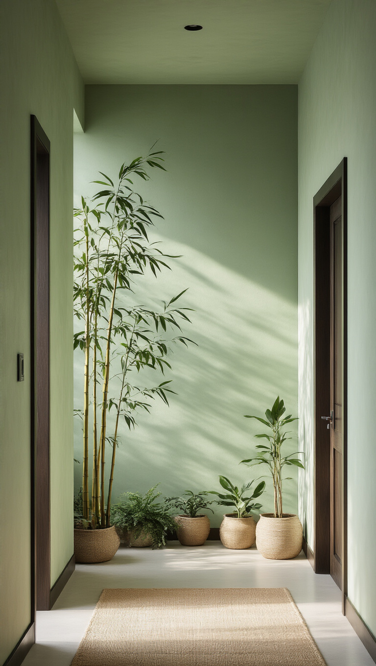 14. Create an Oasis with Eucalyptus Green