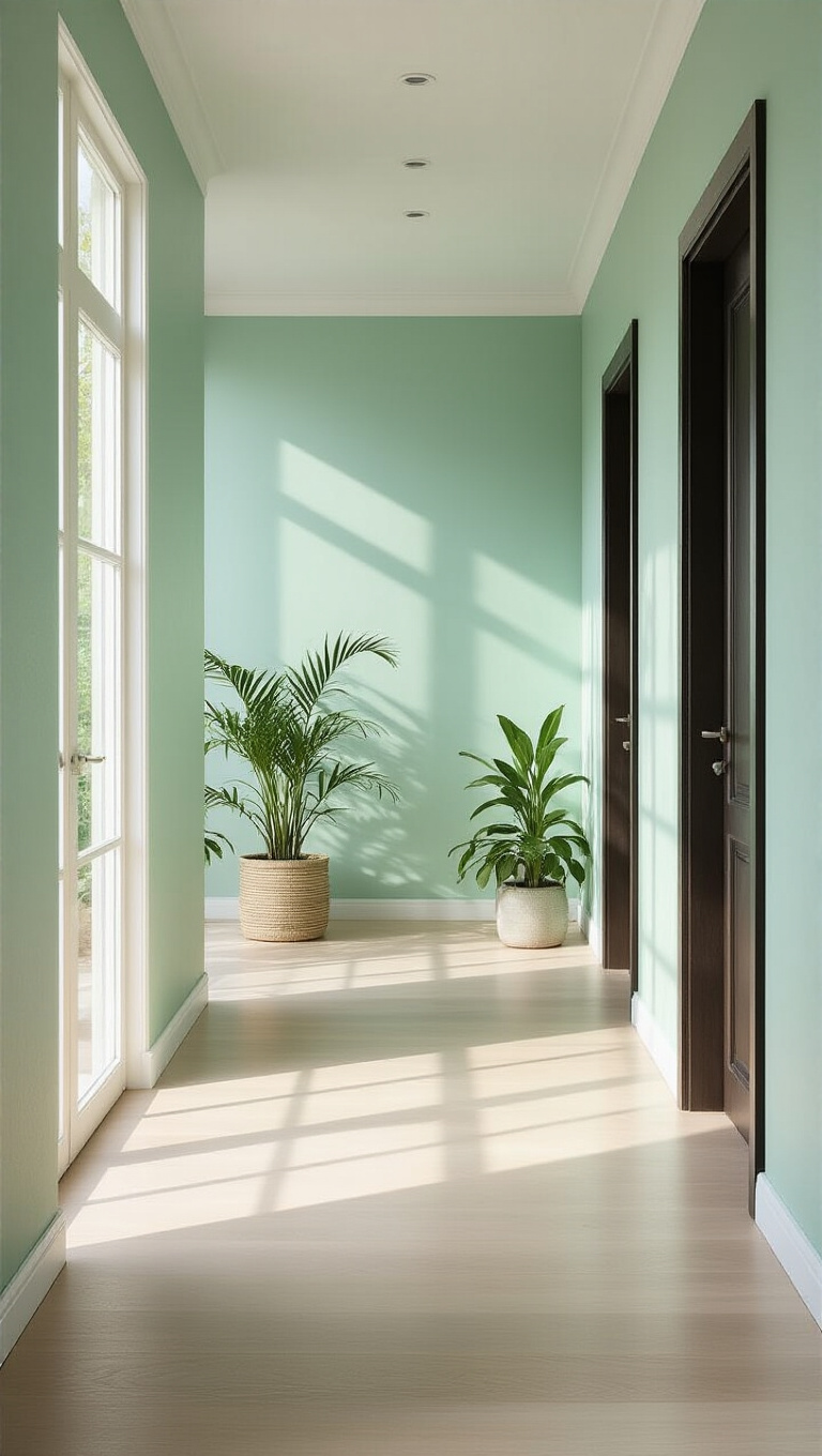 3. Tranquility with Mint Green Shimmer