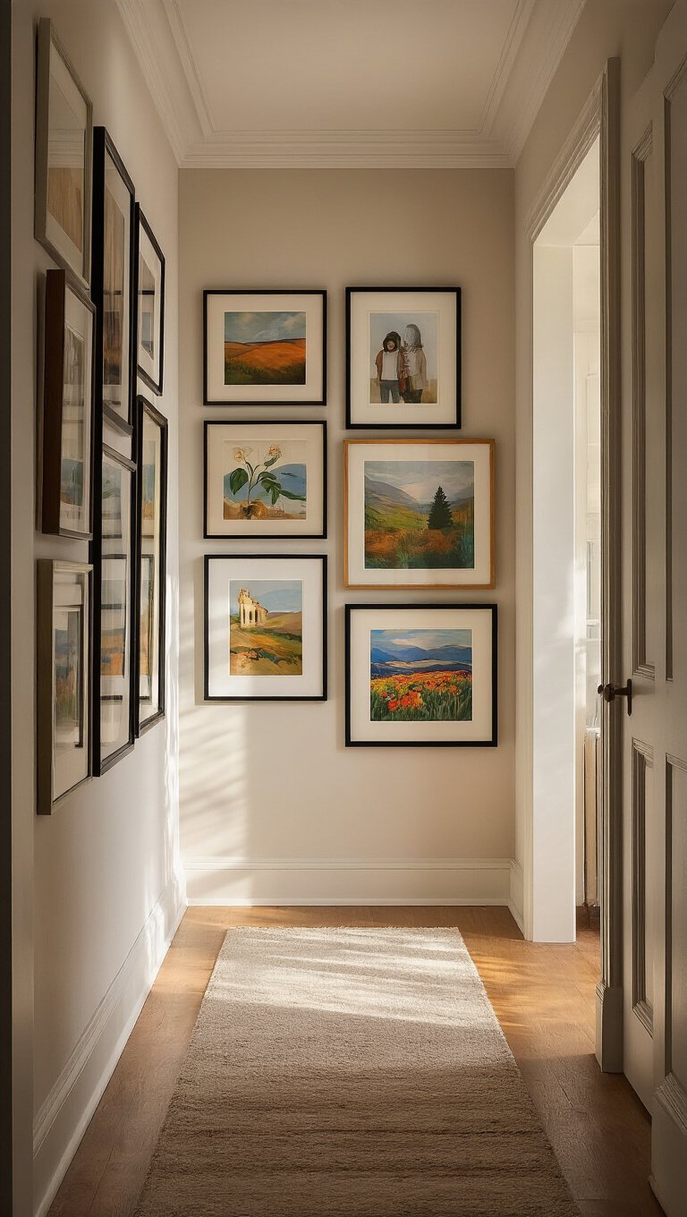 18. Artistic Grid with Varied Sizing and Spacing