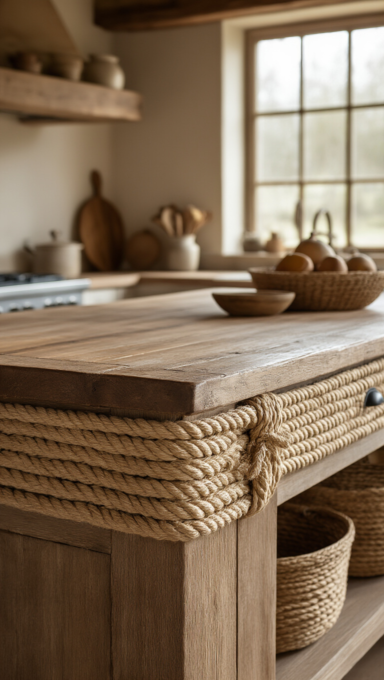 13. Rustic Rope Detailing