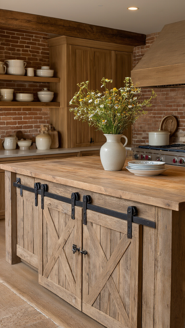 6. Barn Door Countertops
