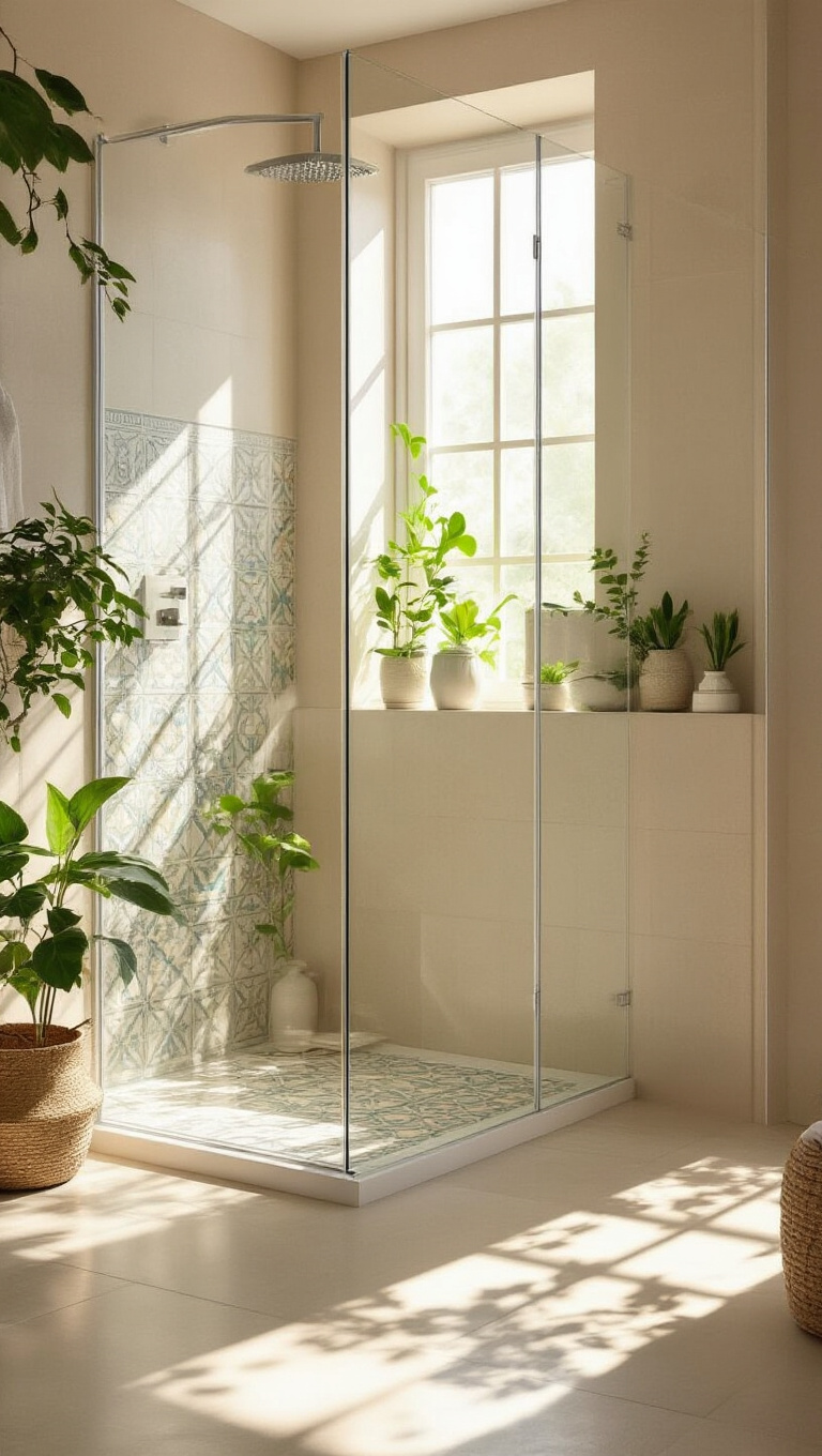 8. Opt for Clear Glass Shower Enclosures