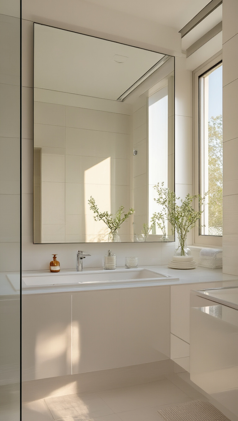 15. Brighten Up with Reflective Surfaces